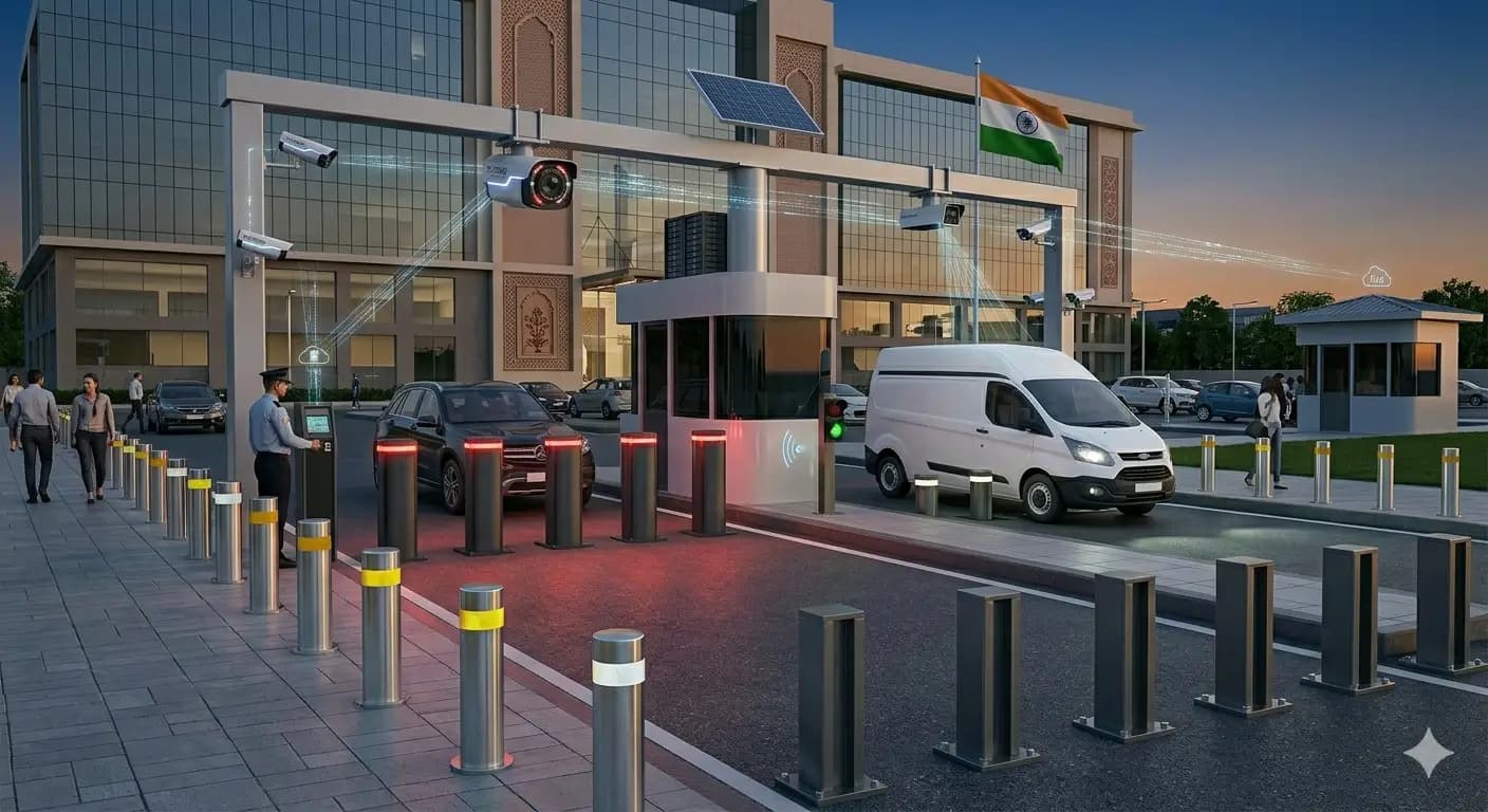 Boom barrier vehicle gate system | Automatic vehicle access control | TimeWatch
