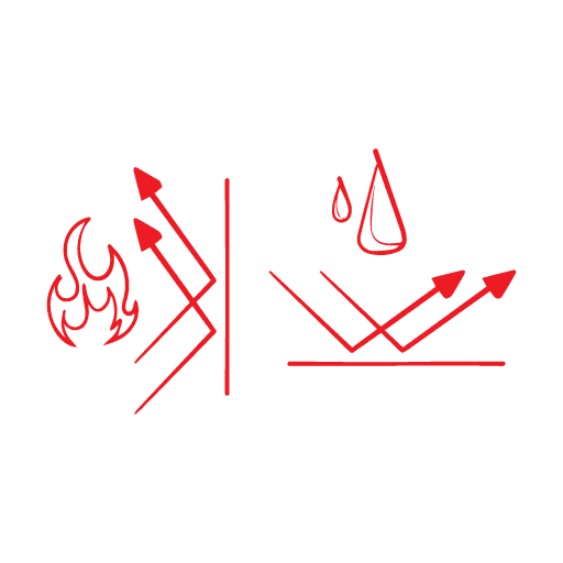 Waterproof & fireproof body