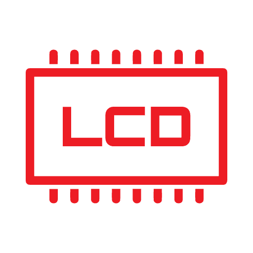 Easy to operate with big LCD screen